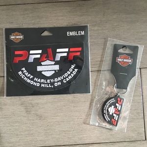 Harley-Davidson PHAFF DEALERSHIP PATCH & KEY CHAIN